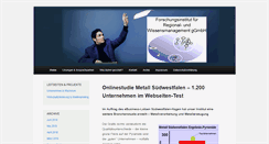 Desktop Screenshot of institut-clustermanagement.de